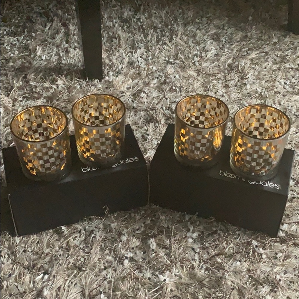 New set of silver‎ and gold candle holders decor - Picture 2 of 8
